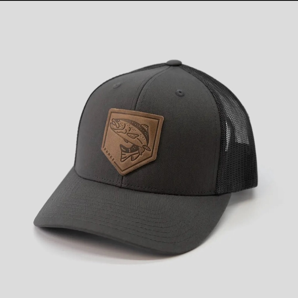Men’s Trout Leather Patch Hat